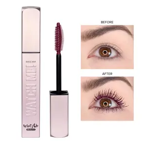 Whats Up Beauty - Watch Me! Volumizing and Lengthening Mascara with Peptide and Vitamin B5 - Shade Burgundy