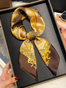 Ladies Fashion Baroque Scarf, Breathable Multi-Functional Bohemian Headband, Fashion Accessory, Ideal for Daily in All Seasons