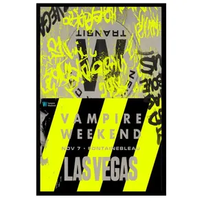 Vampire Weekend Nov 7 2025 Las Vegas NV Event Poster Concert Art Print