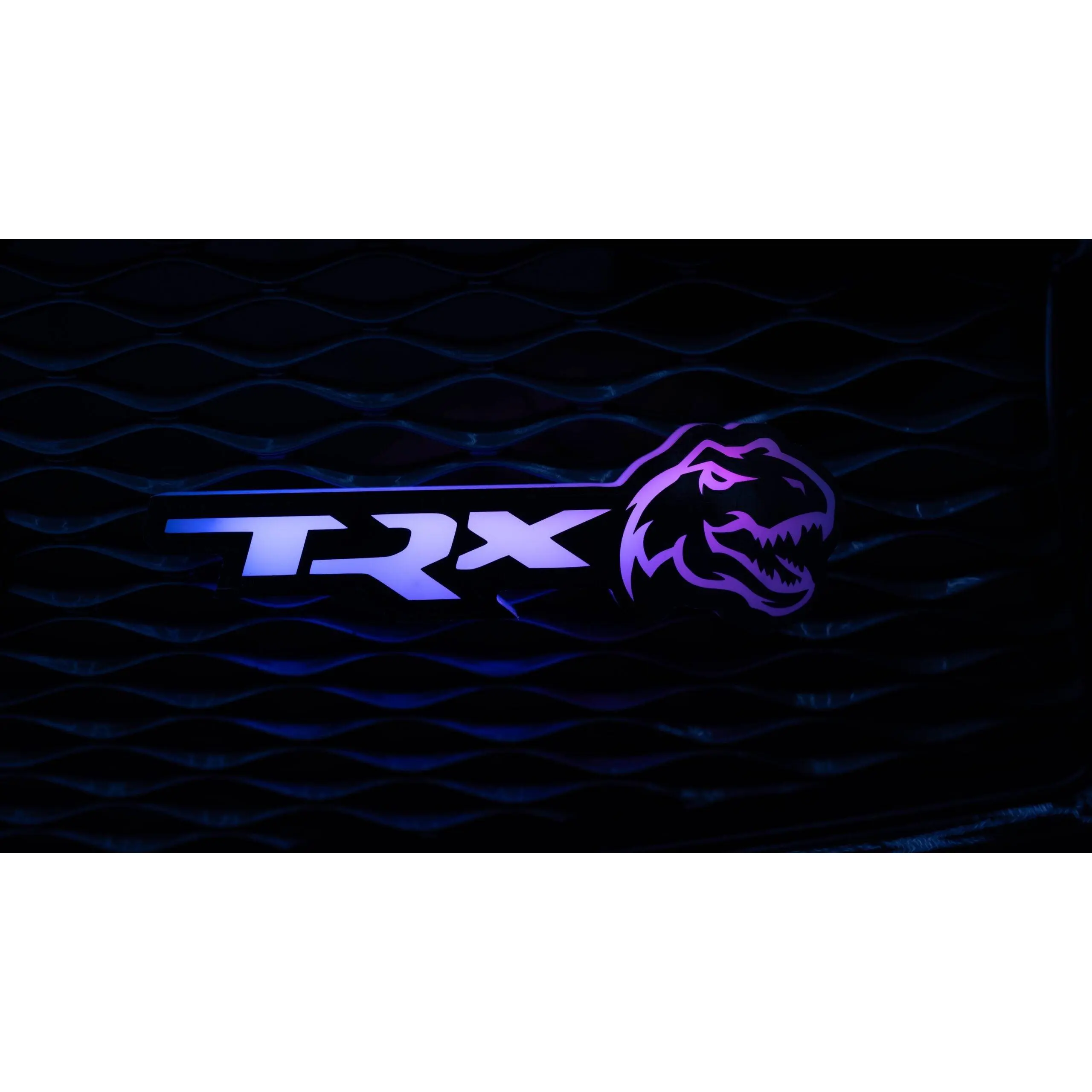 Habibis Carbon RGB Flow Series TRX Dinosaur LED Emblem Badge Light - Custom Sticker, Full RGB Chasing Modes, App-Controlled, Weather-Resistant, OEM-Fit, Plug-and-Play, Universal Car Vinyl Decal, Truck & Car Exterior Accessory, Sticker Custom, Universal Ca