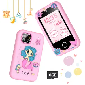 Kids Multifunctional Educational Phone Toy, Learning Toys with Music & Games, Ideal for Holidays & Travel Gifts, Age 3-12