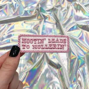 Hootin' Leads to Hollerin' Patch - Iron On