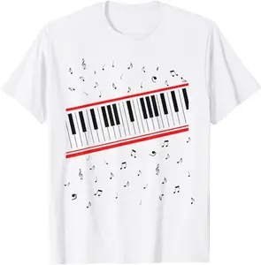 Michael Jackson Beat It T-Shirt, Unisex shirt, Piano & Music Notes