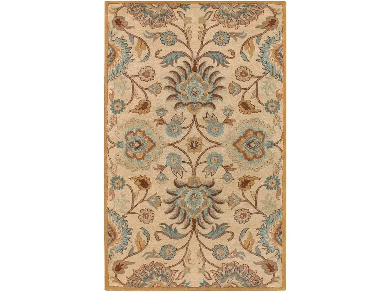 Livabliss CAE1012-312 Hand-Tufted 100% Wool Beige Caesar Series Indoor Rug, 3 x 12 Ft, with Designer Hues