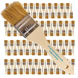 Vermeer Chip Paint Brushes - 96-Pack - 1.5" Chip Brushes for Paints, Stains, Varnishes, Glues, & Gesso - Home Improvement - Interior & Exterior Use