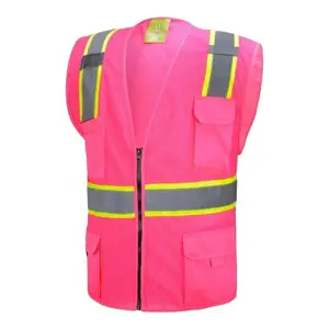 Pink safety vest
