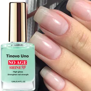Tinovo Uno Nail Strengthener Fast-Drying,  No Lamp Needed,Enhances Nail Strength,Nail Crack Protection, Nail Care Solution, Sleek Bottle Design, Highquality Formula Nail Hardener