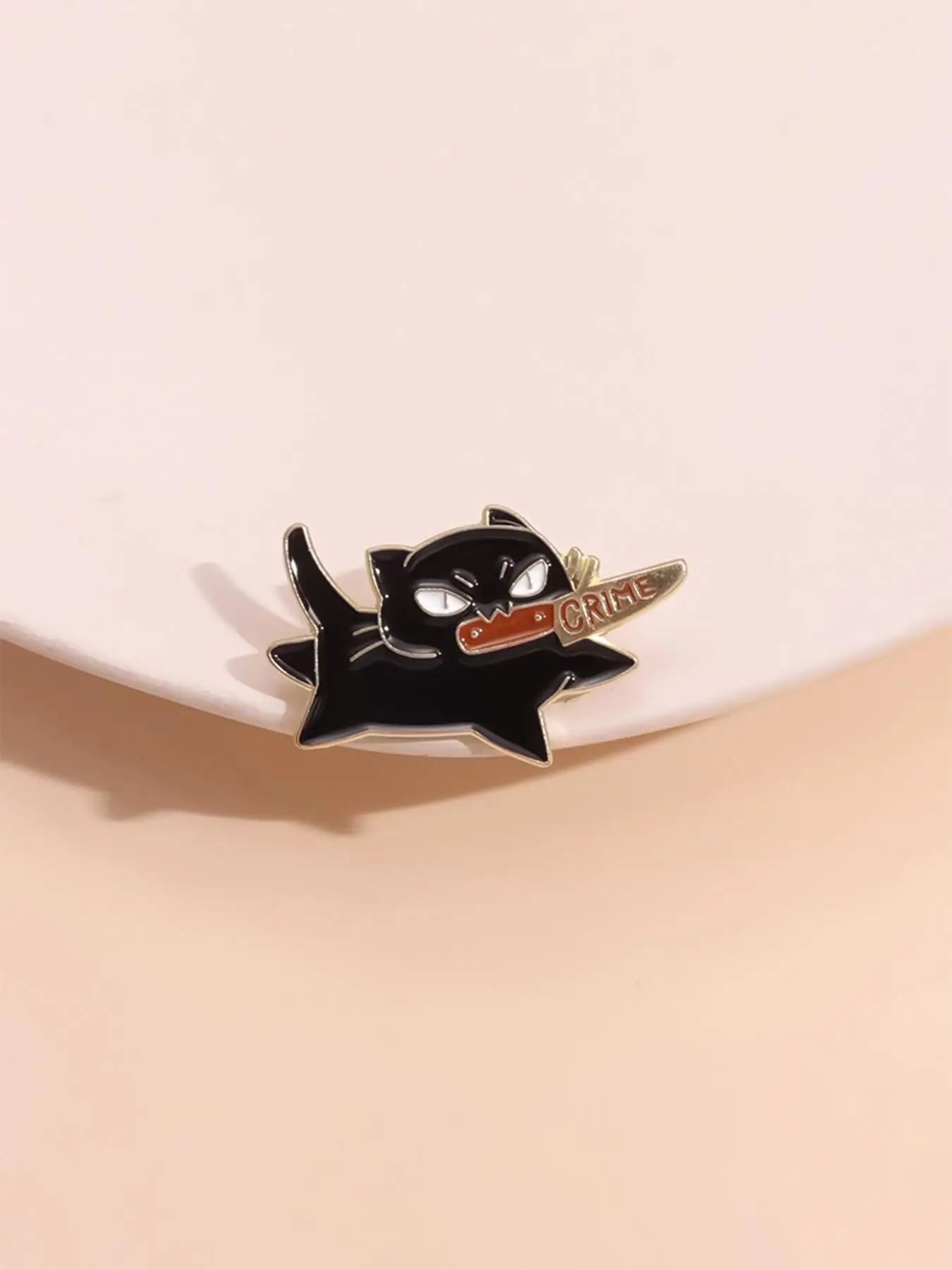 Cartoon Cat Design Brooch, Cute Cat Pin, Fashion Alloy Badge for Daily Clothing Decor, Trendy All-match & Exquisite Brooch for Birthday Gift, Charms,