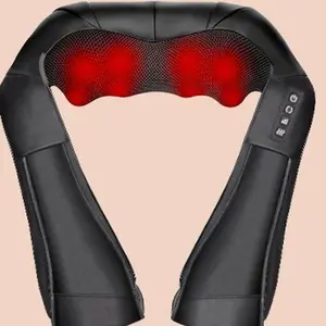 JOYSET Shiatsu Neck and Back Massager with Heat, Electric Shoulder Massage 8 Nodes Deep Tissue 3D Kneading Massages for Pain Relief, Best Gifts