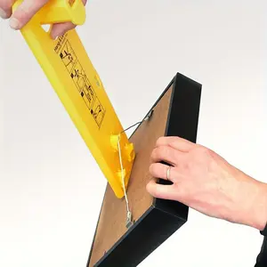 Versatile Picture Hanging Tool Kit - Easy Level Ruler & Adjustable Frame Hanger for Effortless Home Decor Display, Includes Bubble Level