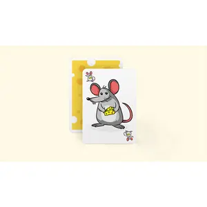 Undermagic Homing Cartoon Cheese Jumbo Size Magic Trick Set for Kids High-Quality Coated Paper Vibrant Designs Perfect for Stage
