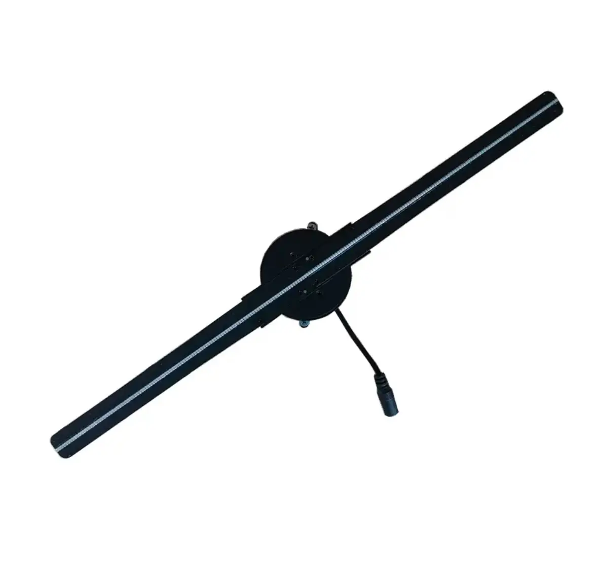 3D Hologram Display Fan - Two Blades, 42cm, User-Friendly Mobile App Control, Compact Design, Elegant Aluminum Construction, LED Lights - Aesthetic