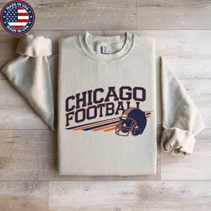 Retro Chicago Football Crewneck Sweatshirt, Bears Shirt, Retro Chicago Football T-Shirt, Chicago Sweatshirt, Chicago Fan Gift
