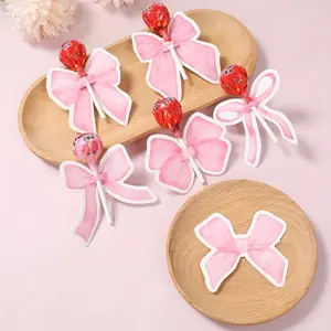 Gifts for Them (48-Piece Set) | Pink Bow & Teddy Bear Lollipop Decoration Cards | Assorted Party Favor Packs | Pink Bow Decoration Cards | Pink Bow-Themed Party Decorations | Birthday Party Supplies | Small Party Favors | Event & Gathering Supplies | Mom-