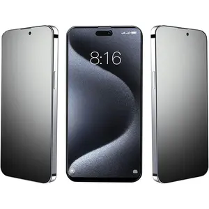 3 Pack for iPhone 17 Pro Max Matte Privacy Screen Protector Full Coverage 9H Anti-fingerprint Anti-Spy Matte Tempered Glass for iPhone 17 Pro Max,6.9"