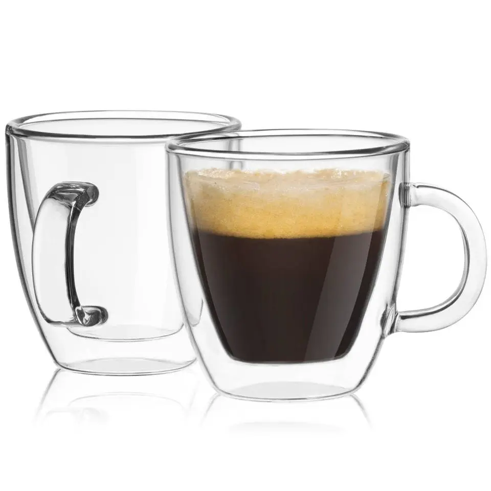 Set of 2 Double Wall Espresso Glasses