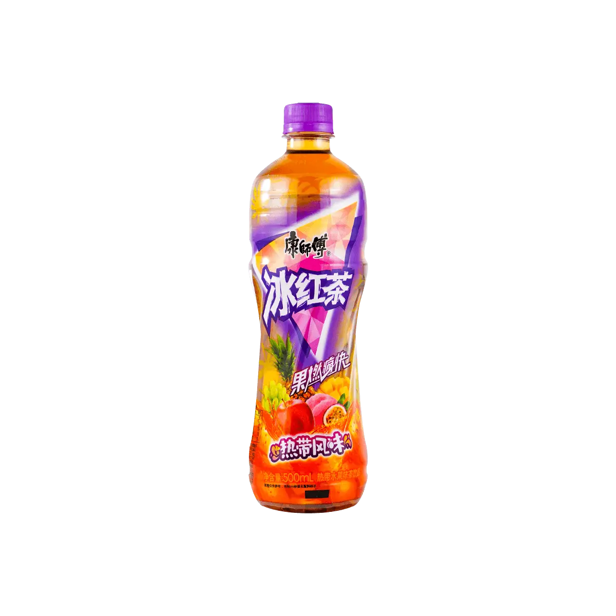 Master Kong Tropical Fruit Flavor Iced Tea Drink - Refreshing 500ml Bottle Master Kong Tropical Fruit Flavor Iced Tea Drink - Refreshing 500ml Bottle