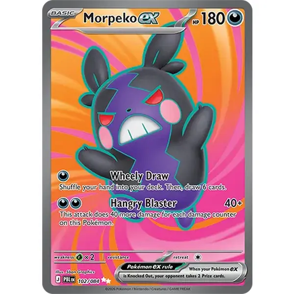 Morpeko ex 102/084 PB-LV Full Art NM