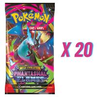 20 x POKEMON PHANTASMAL FLAMES BOOSTER PACKS