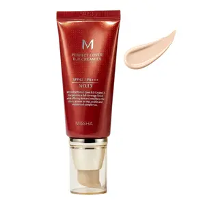 MISSHA M Perfect Cover BB Cream No.13 Bright Beige - MISSHA BB CREAM SPF 42 PA+++ 1.69 Fl Oz Flawless Makeup