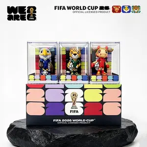 [Set of 3] FIFA 2026 World Cup Collectible Mascot Figurines toys  Official Licensed Clutch Zayu and Maple Summervibes