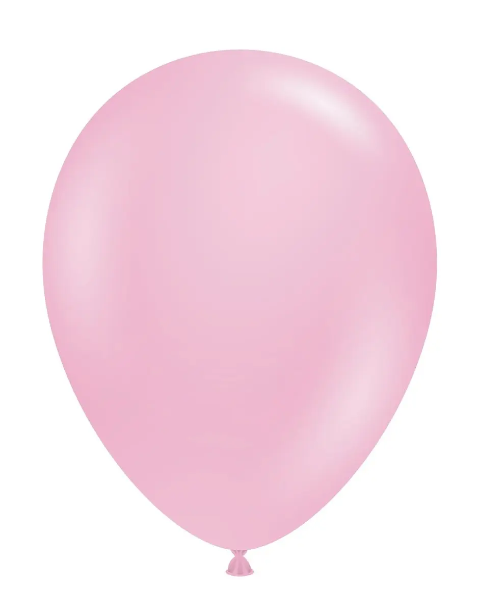 TUFTEX Standard Pink Balloons - 11 in, 100 Pack Biodegradable Balloon Party Supplies for Birthdays, Birthday Balloons
