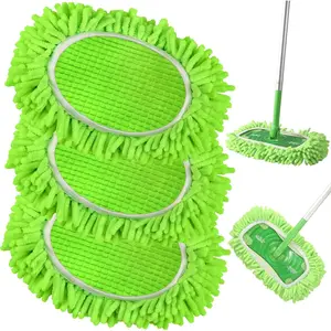 Mop Refills for Swiffer Sweeper,  Microfiber Mop Pads Washable Sweeper Refill Wet/Dry Use for All Purpose Floor(3 Pack)