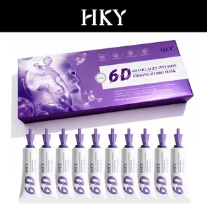 HKY 6D Collagen Wrapping Peel Off Mask | PDRN + Peptides | 20-Min Glass Skin Glow(10pcs)