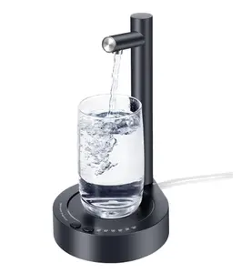Desktop Water Dispenser with USB Charging - Portable Electric Pump for Home, Office, and Camping - Nightstand and Bedside Water Bottle Dispenser