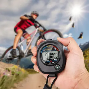 1 Pack Multi-Function Electronic Digital Sport Stopwatch Timer, Large Display with Date Time and Alarm Function, Suitable for Sports Coaches, Fitness Coaches, and Referees