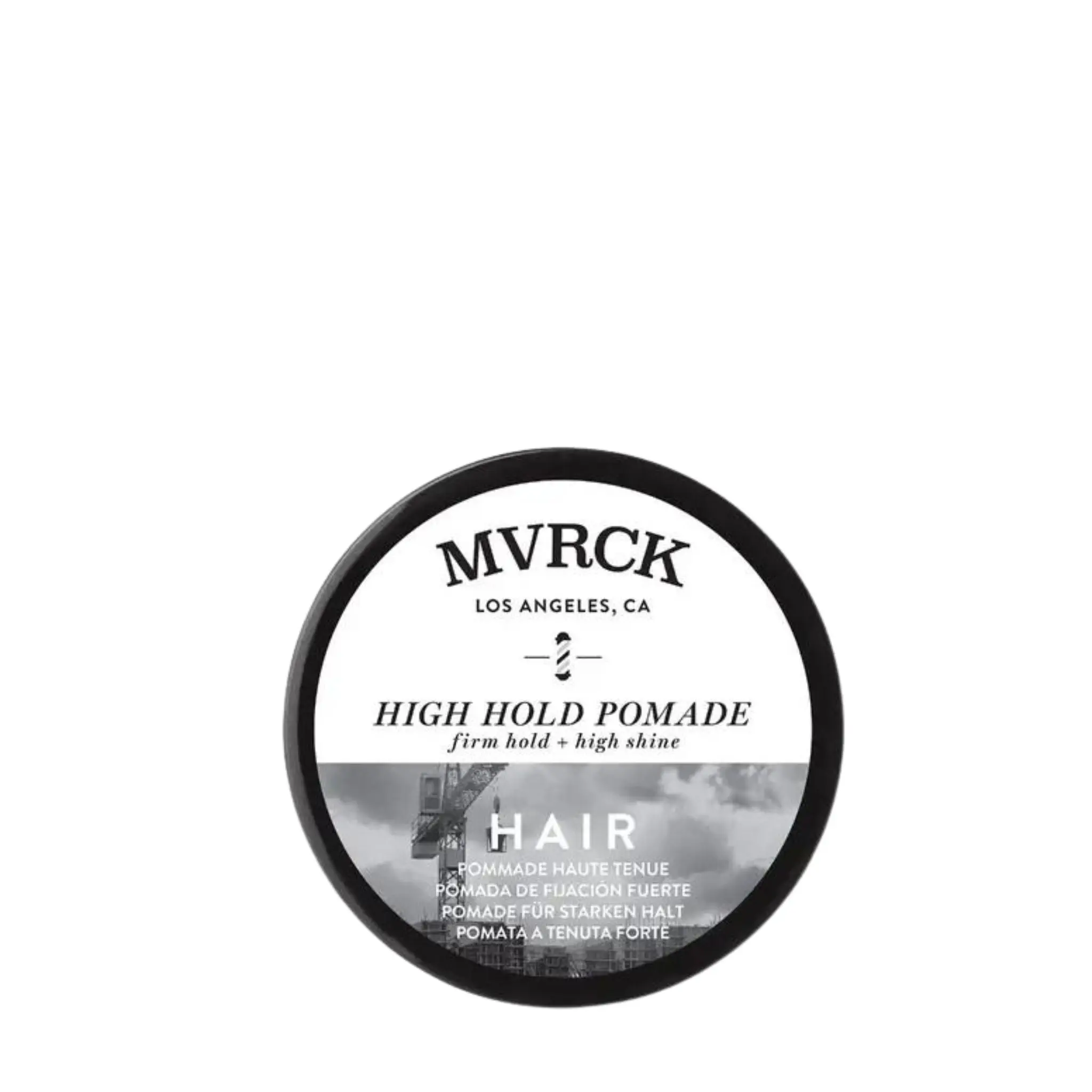 Paul Mitchell MVRCK Vegan Pomade for Male, Firm Hold & High Shine Water-Based Haircare & Styling Hair Gel for All Hair Types, Energizing Agave Citrus Fragrance, 3 oz, Adults, Hold & Shine, Long-Lasting, Classic, Slicked-Back Styles, All Textures, Frizz