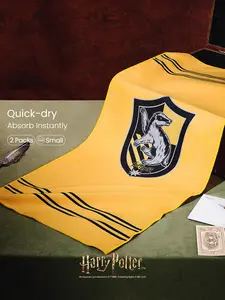 GLOWMODE X Harry Potter 2-Piece Hogwarts House Quick-Dry Cool Down Deodorizing Gym Workout Lanyard Towel Gym Studio Training Daily Active
