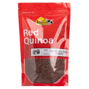 (Pack of 3) Karavansay Red Quinoa - 36 oz Each, Gluten-Free, High Protein & Fiber, Resealable Bag
