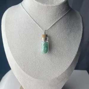 Crystal Chip Jar Necklaces