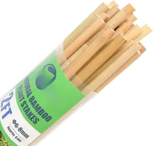 Stakes 2FT 35 count, 24 inch Garden Stakes Multi-Purpose,   Support Stakes for Beans, Peppers, , Potted, Maintain The  Posture, Strengthen and Stem