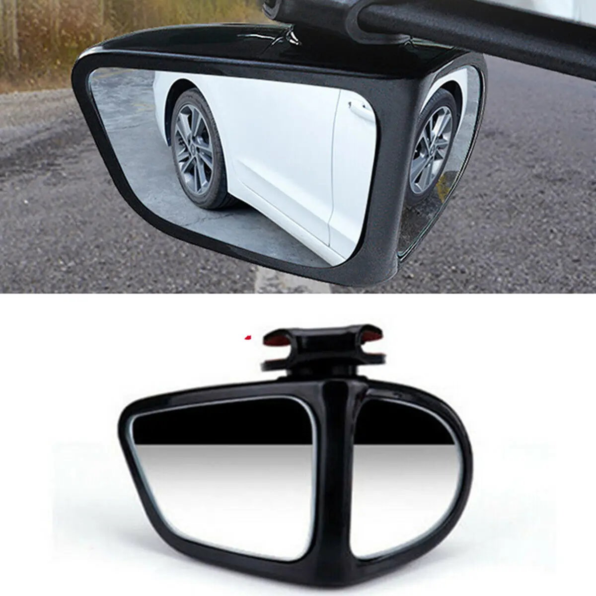 Blind Spot Mirrors - HD 360-Degree Adjustable Small Round Automotive Accessories for Car Front/Rear Wheel Visibility, Reversing Assistance, Blindspotmirrors