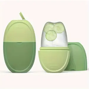 Ice Roller for Face and Eye, Ice Face Roller,Facial Beauty Ice Roller Skin Care Tools, Ice Facial Cube, Gua Sha Face Massage, Silicone Ice Mold for Face Beauty