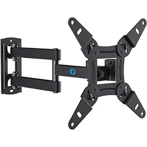 Full Motion Wall Mount for 13–42” TVs & Monitors – Swivel, Tilt, Extend, Rotate – Fits Echo Show 15/21, Max VESA 200x200, Holds up to 44lbs