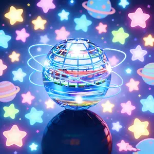 Boomerang Ball Anti-Gravity Galaxy Hover Orb LED Fly Spinners for All Ages, Trendy Indoor Outdoor Toys for 6-12 Year Olds & Teens, Safe Durable Parent-Child Flying Ball, Entertainment Game Props, Nice Gift Choices & Party Toys