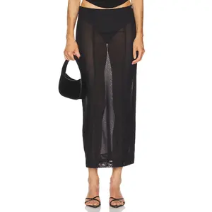 Camila Coelho Graciela Skirt in Black