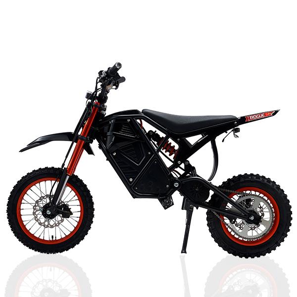 Rogue Motorcycle Bicycle for Adults 3000W Peak Power 48V 23AH Removable Battery 37MPH Top Speed Off-Road Fat Tire Dirt Ebike with Cruise Control Disc Brakes Mtb