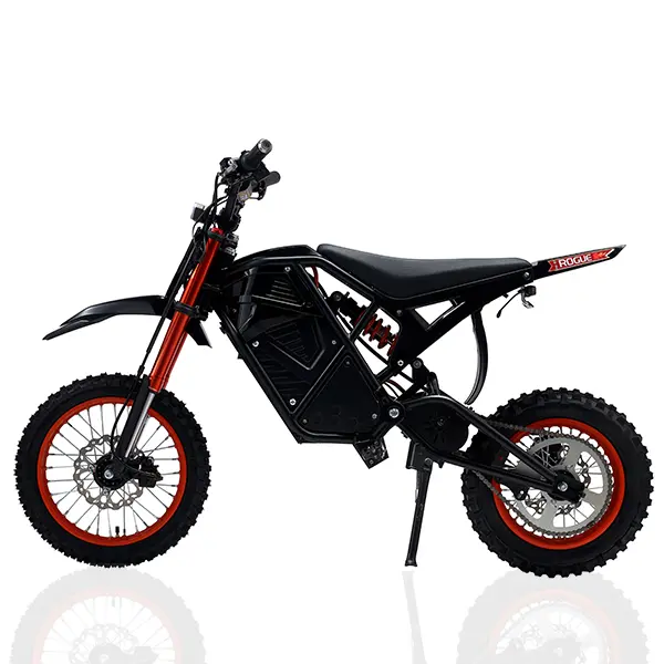 Rogue Motorcycle Bicycle for Adults 3000W Peak Power 48V 23AH Removable Battery 37MPH Top Speed Off-Road Fat Tire Dirt Ebike with Cruise Control Disc Brakes Mtb