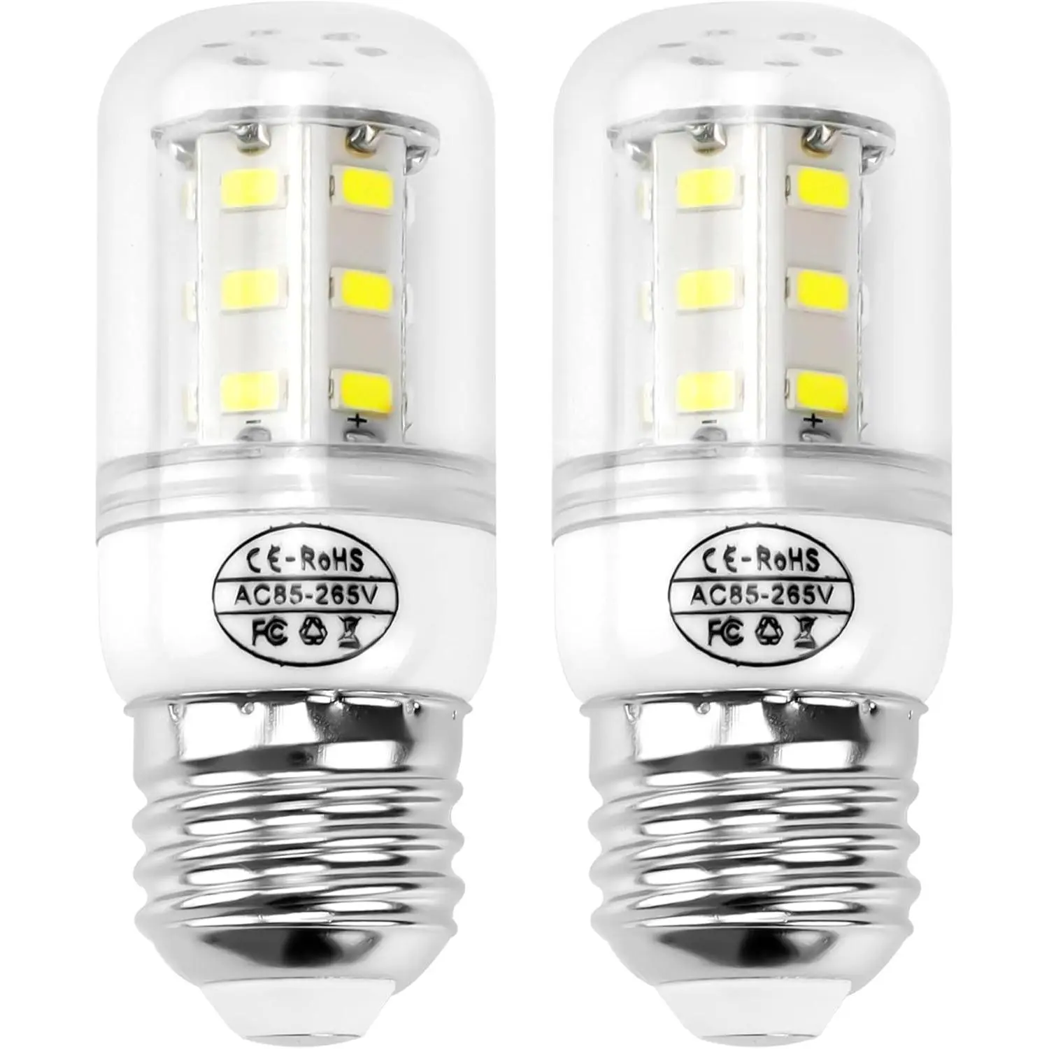 KEI D34L Refrigerator Bulb 5304511738,LED Refrigerator Light Bulb 3.5W Compatible with frig.idaire Refrigerator Light Bulb AP6278388 PS12364857 (85V-265V White Light*2 Pice)