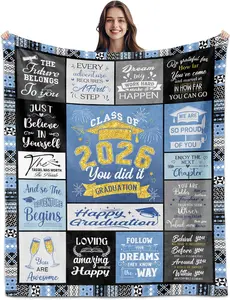 Graduation Gifts, Graduations Gifts for Him Her, Graduation Blankets Class of 2026, College Graduation's Gift, Graduation Decoration's 2026, Graduations Blanket