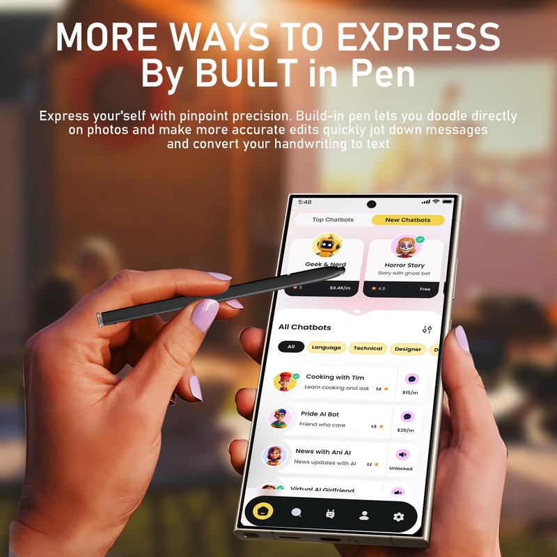 5G Unlocked Smartphone, 6.8-inch Display, 4500 mAh Battery, 4 GB RAM plus 64 GB Memory, Dual SIM, Octa-Core Android Phone