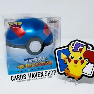 Pokeball Tin Exclusive Chinese Pokemon Ball Gift Trading Card Game