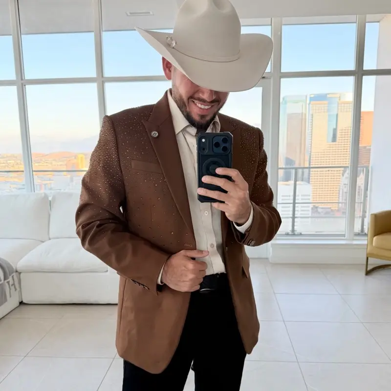 LUX RHINESTONE BLAZER (SLIMFIT)