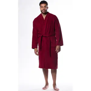 Turquaz Turkish Cotton Terry Kimono Bathrobe Men Soft Absorbent