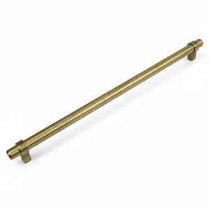 Cosmas 161-224BAB Brushed Antique Brass Euro Style Bar Pull