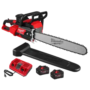 Milwaukee M18 FUEL 18V Brushless Cordless 20 in. Dual Battery Chainsaw Kit